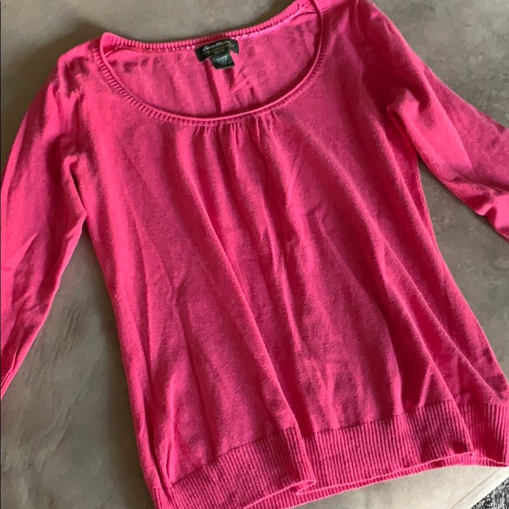 Pink sweater